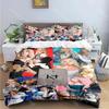 3PCS Europe Star Group K-k4os Bedding Set Single Twin Full King Size Musical Genius Bed Linen Adults Teens Bedroom Gift
