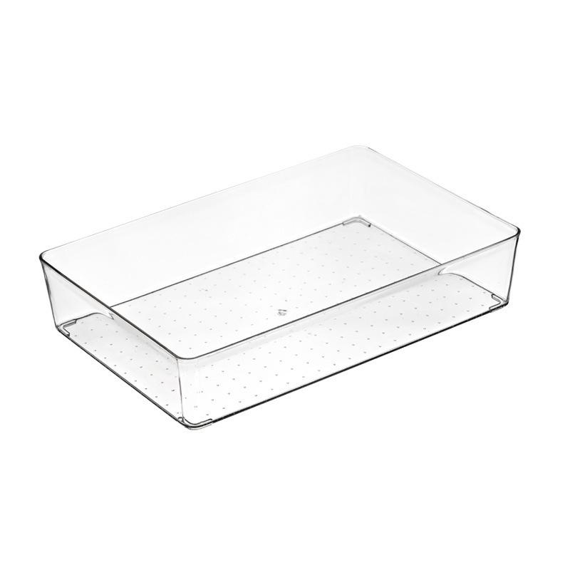 Drawer Storage Box Small Box for Separation and Organization Transparent PET Plastic Division Magic Tool