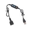 Small USB Timer Cord with 12 Hour Recycling Function Simple Operation Suitable for Lighting and Ventilation Systems