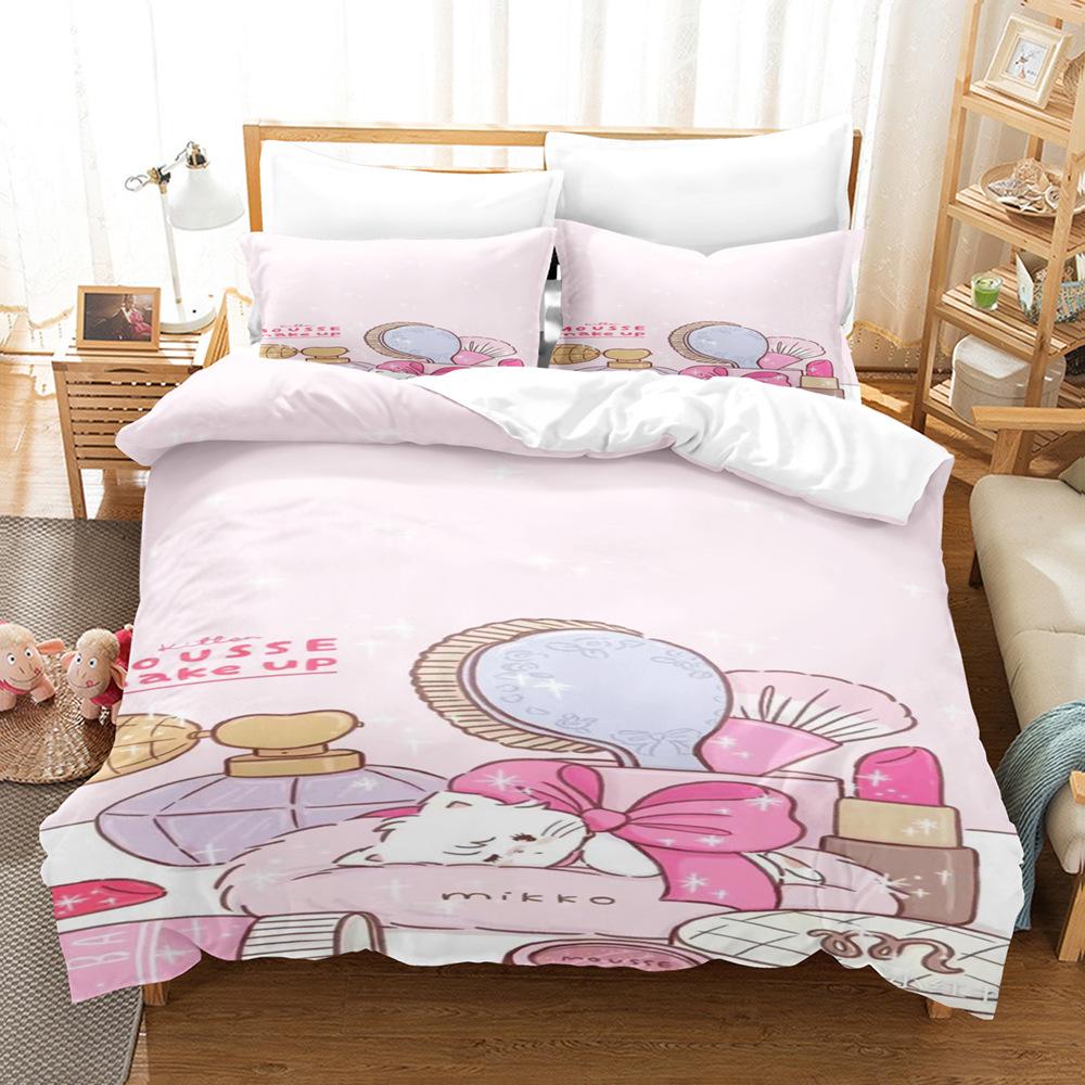 Three-Piece 3D Digital Printing Home Textile