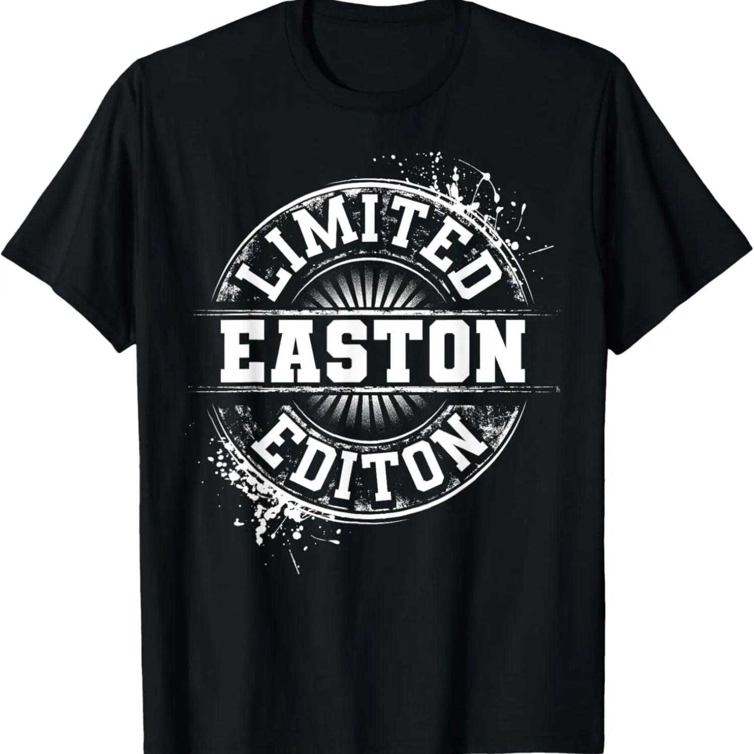 

EASTON Limited Edition Funny Personalized Name Joke Gift T-Shirt XXXXXL чорний