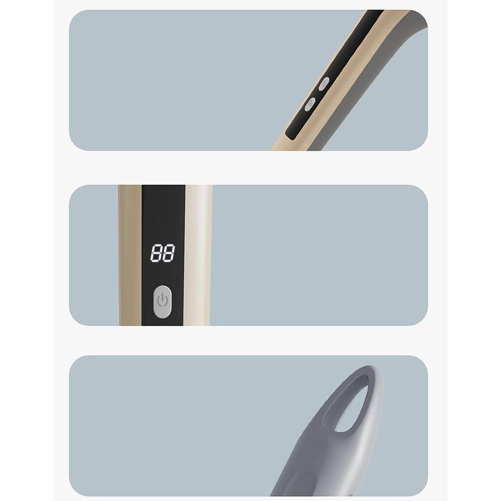 Wireless handheld multi-functional electric cleaning brush with long handle, retractable and waterproof, for cleaning kitchen dishes.