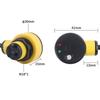 M18 Ultra-Short Diffuse Reflective Laser Sensor - Adjustable NPN Infrared Switch