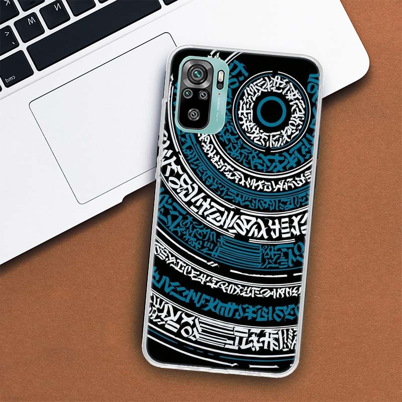 Pokras Lampas Art Graffiti Pouzdro na telefon pro Xiaomi Redmi Note 12 10 10S 9 9S 9T 8 8T 11T 11S 11E 11 Pro Plus 7 5 5G Coque Kryt