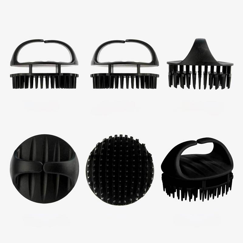 Silicone Shampoo Scalp Hair Massager Head Body Scalp Massage Brush Hair Washing Brush Scalp Exfoliator Brush Head Scrubber Tools