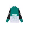 adidas neo M SS WRMLN WB Sports Windbreaker Jacket White Green Colorblock Men's GE5499