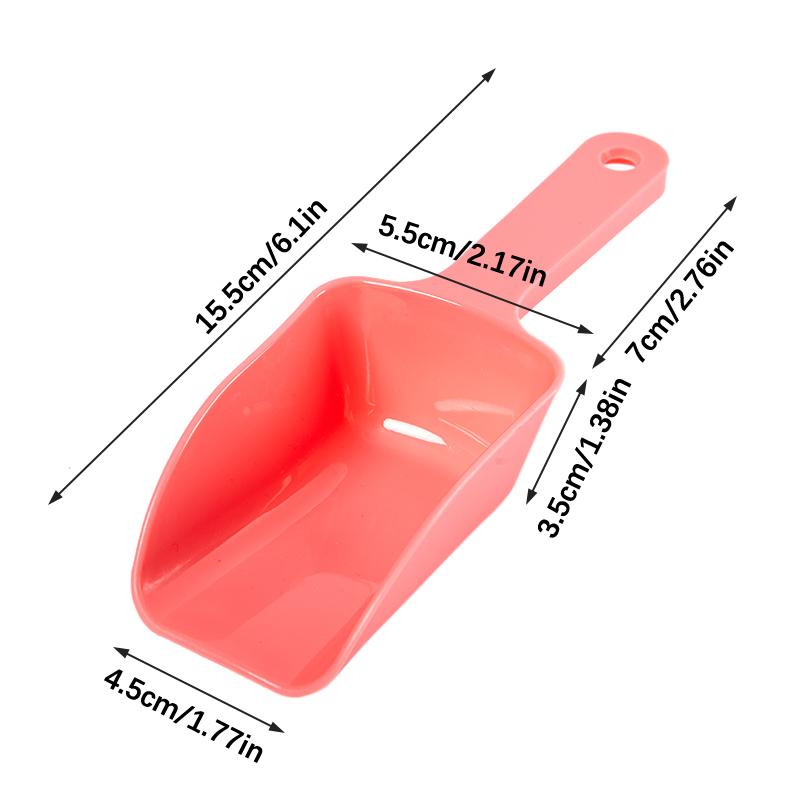 Uniwersalne plastikowe łyżki Łyżka do lodu Mąka ryżowa Cukierki Pop Corn Ziarna kawy