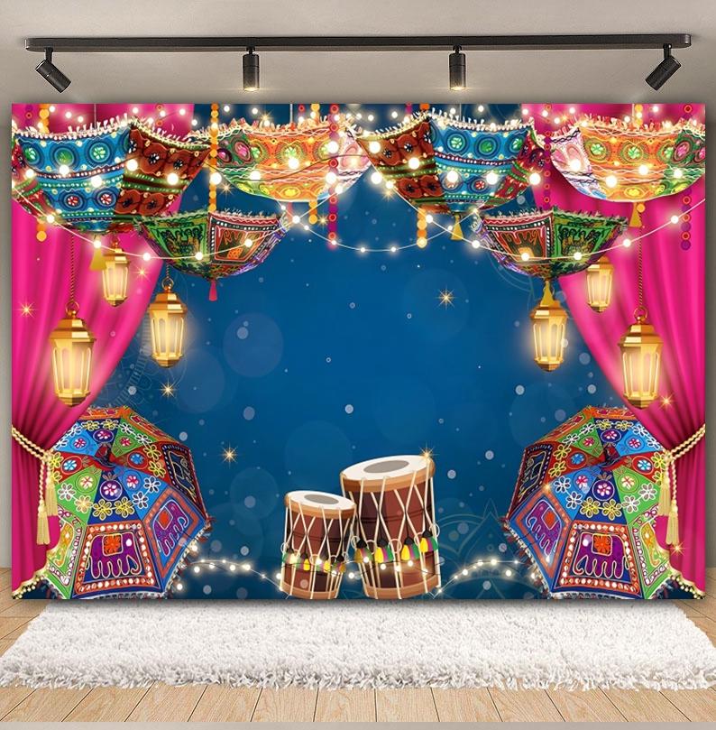 Happy Diwali Photography Backdrop Indian Diwali Tradition Deepavali Candle Marigold Wedding Birthday Background Photo Studio