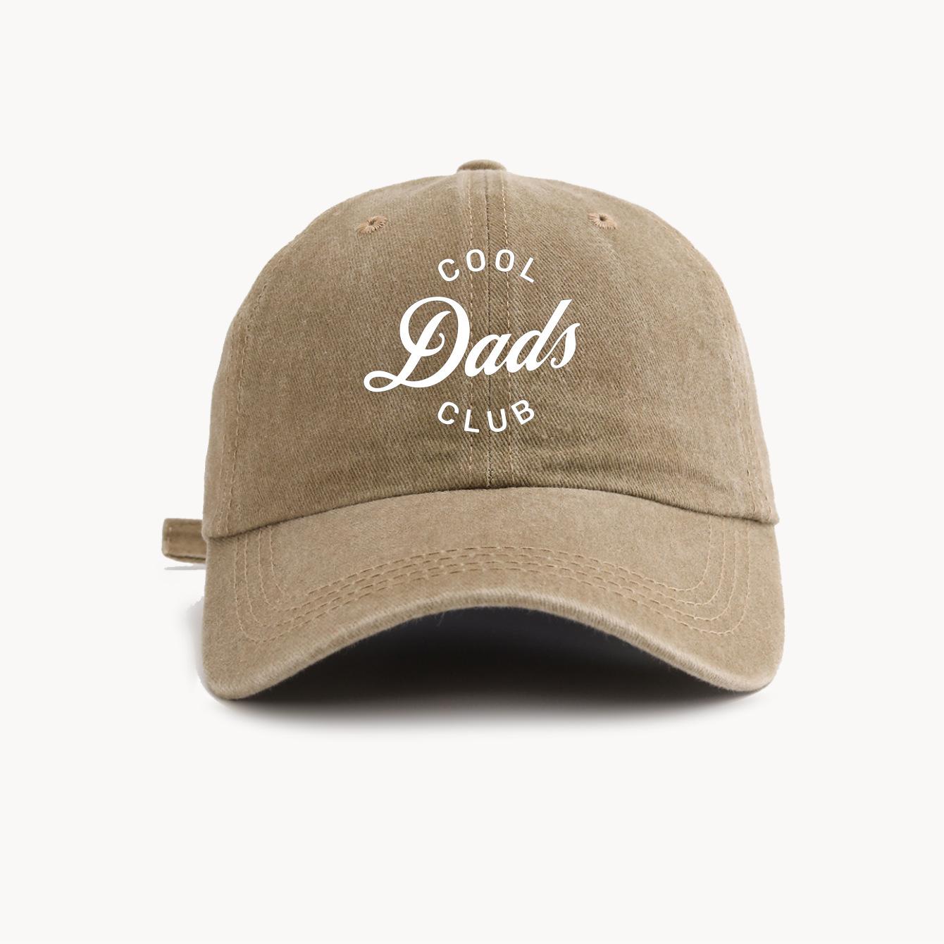 

Кепки COOL DAD CLUB Бейсболки Регульовані Випрані Потерті Вицвілі хакі