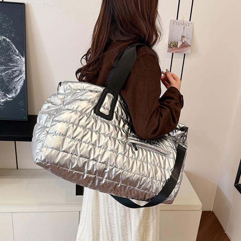 Down cotton women's bag women's rest sports bag cotton bag fashion swimming bag yoga handheld shoulder handbag