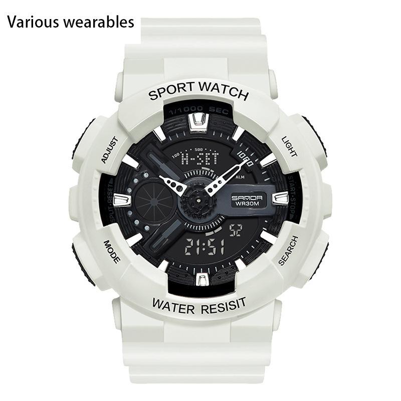 Neue Mode Trendy Jugend männer und frauen Uhren Outdoor Wasserdicht Leuchtende Multifunktions Elektronische Uhr