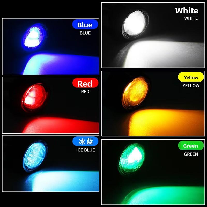 

Мотоцикл Электромобиль Высокий Светодиодный Свет Орлиный Глаз 23ММ 3SMD Подсветка Номерного Знака Фонарь Заднего Хода Контратакующий Свет Дневной Ходовой Свет Always bright model жёлтый