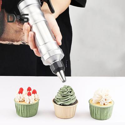 13-teiliges Kuchendekorationsset aus Edelstahl, Kekspresse, wiederverwendbares Zuckerguss-Paspelset für Kuchen, Cupcakes und Kekse