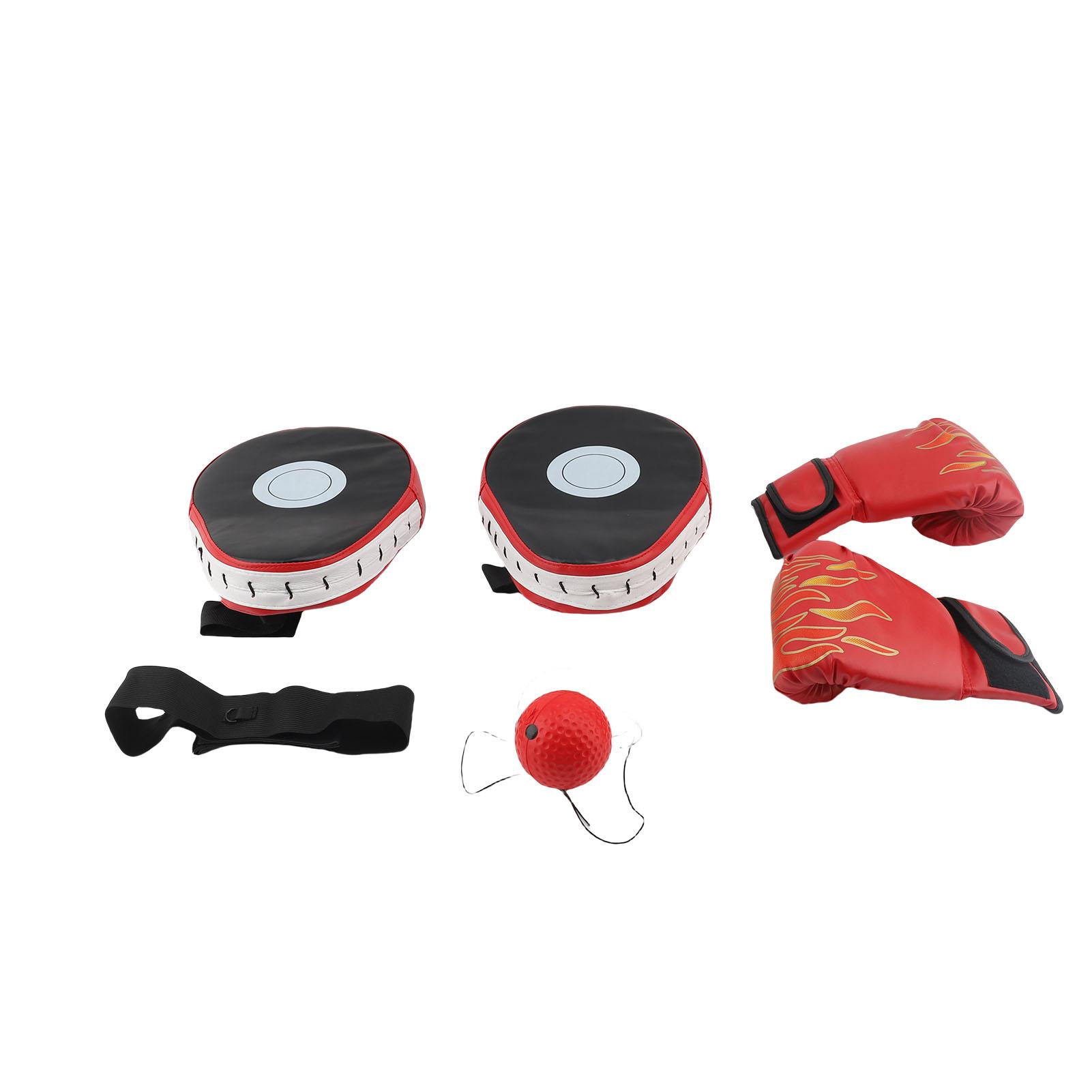 Boxing Gloves Punching Mitts Set Boxing Pads with     Boxing Equipment Set for Training
