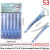 Seamless Hair Salon Perming and Dyeing Bangs Positioning Zoning Clip Crystal Duckbill Straight Clip Long Mouth Plastic Clip