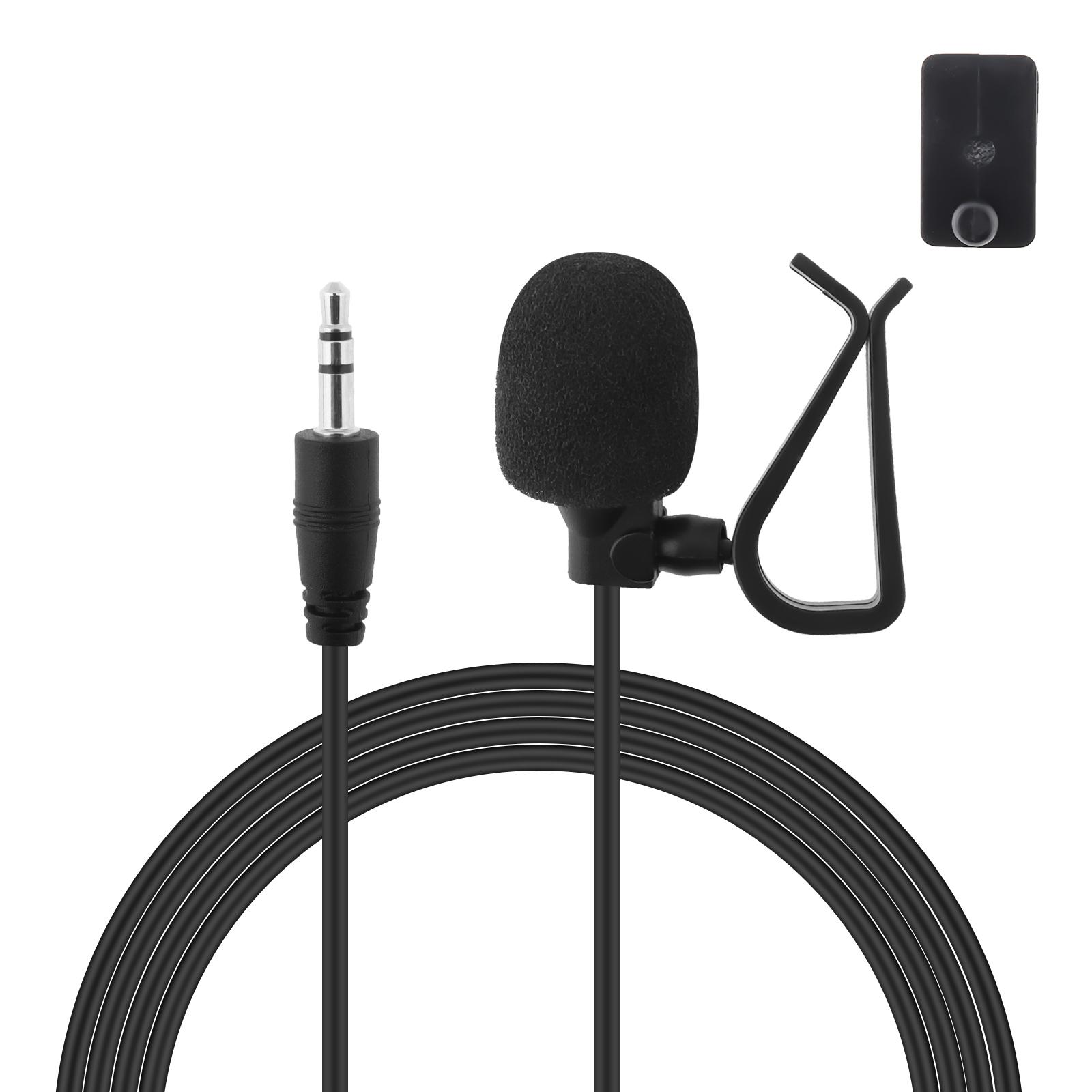 

Проводной ПВХ 3,5 мм стерео разъем мини автомобильный микрофон внешний микрофон для ПК автомобильный DVD плеер радио аудио микрофон 3-полюсный адаптер 3 м длиной Straight adapter microphone