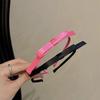 Satins Ribbon Bow Hairband Princess Headband Bride Wedding Hairhoop Decorations