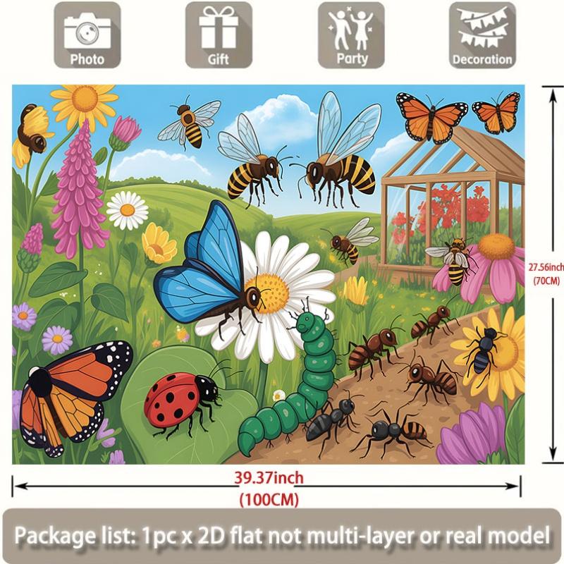 2D Plane - 2D Plane - 1 piece pack - 2D Plane banner, showcasing a vibrant garden