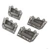 4 Set Maniglie Interne Porta Anteriori Posteriori Sinistra Destra Funzionamento Fluido 1JV461J3AA per Grand Cherokee dal 2005 al 2011