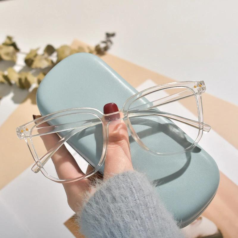 Men Women Ultralight Computer Glasses Trendy Clear Minus Diopter Eyeglassses Nearsighted Blue Light Blocking Eyewear Myopia