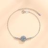Simulated Moissanite & Zirconia Star Bracelet - Valentine's Jewelry Gift