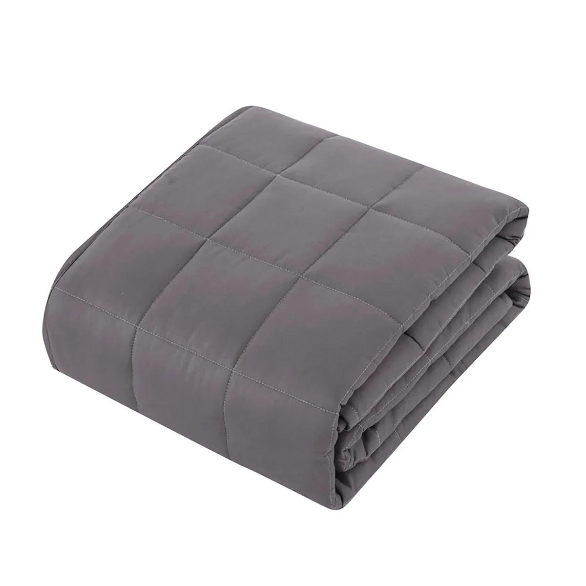 

6 Size Weighted Blanket for Adult Blankets Decompression Sleep Aid Pressure Sleeping Blanket Heavy Blanket Throw Blanket Bed 91X122CM 2.3KG