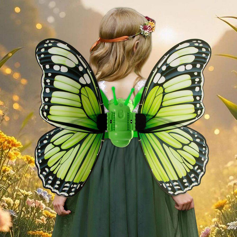 Butterfly Costume Wings With Pvc Material For Easter Party Performance And Child Dress Up