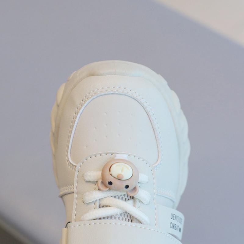 Children's sports shoes Spring and Autumn boys' dad shoes Anti slip girls' white shoes Soft soled baby casual shoes
