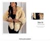 2023 Luxury Faux Fur Shawl Coat for Women – TikTok Bestseller