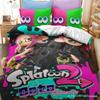 Popular Splatoon 2 Game Printed Bedding Set 3d Cartoon Duvet Cover Set Pillow Case Twin Full Queen King Size Bed Linen Bed Sets