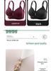 Comfortable Plus-Size Wire-Free Breathable Women's Bra, Non-Magnetic, Thin Cup, Smooth Fit