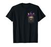 Tricolor Smooth Coat Chihuahua Witch T-Shirt with Chest Pocket