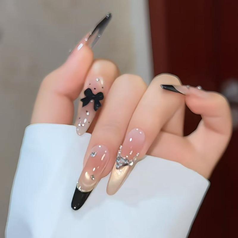 Cat's Eye Wearing Nail Pure Hand-made Nail Piece Fake Nail Wearing Nail Piece Advanced Sense Thin Dog Long