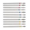 11Pcs Nail Drill Bit Emery Professionsal Exfoliating Polishing Burr Manicure Tools