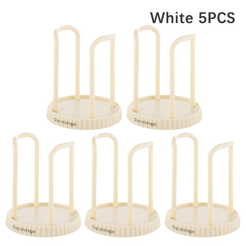 Disposable Cup Storage Holder Rack Shelf Water Tea Cups Wood Dispenser with Longer Stick Mug Display Stand Organizer Supplies