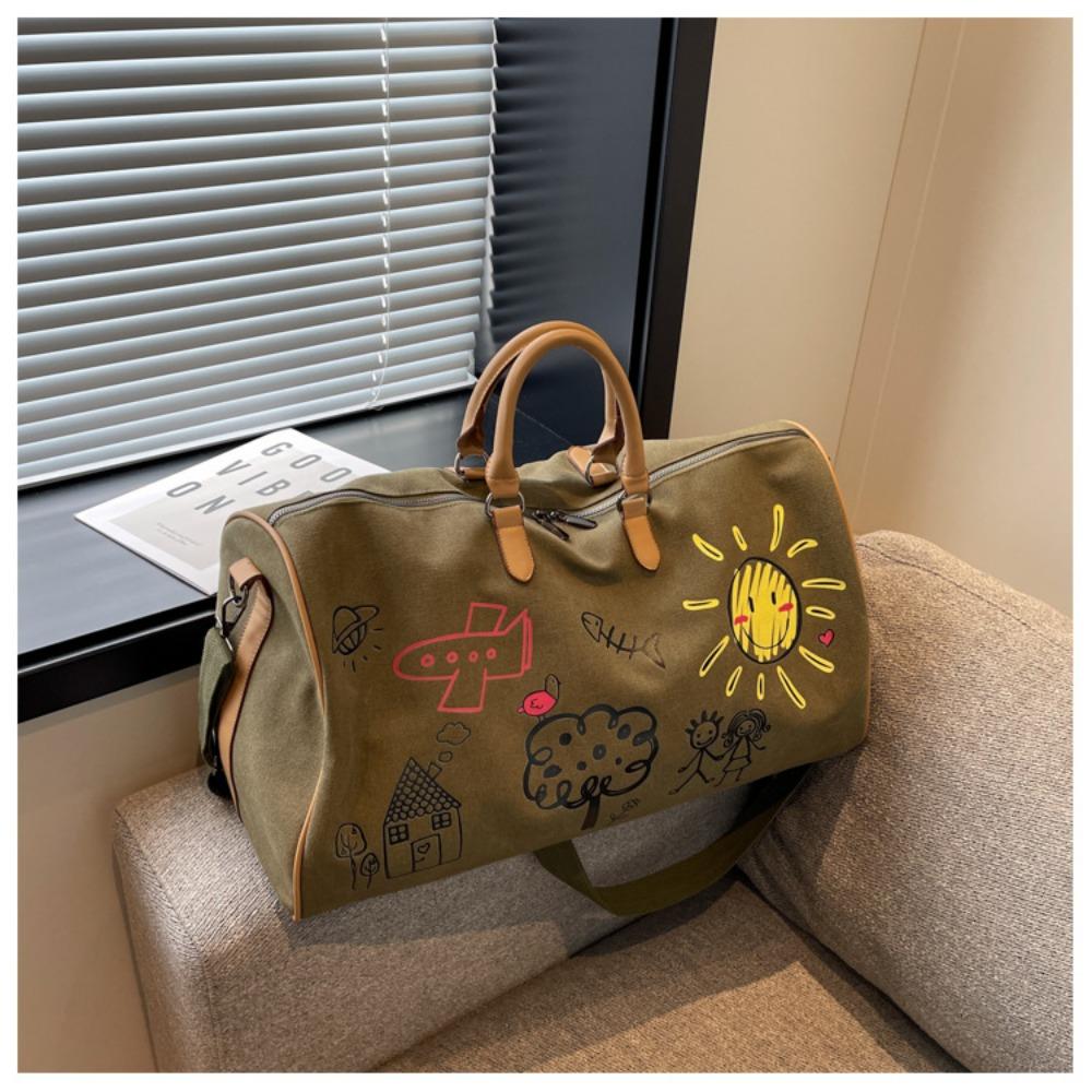 Einfache lässige Reiseausflug Kurztrip Geschäftsreise Sport Fitness Tasche Umhänge-Aufbewahrungstasche niedlich