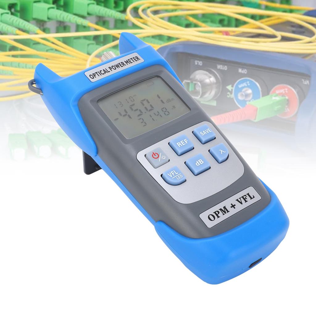 Optical Power Meter Portable 3 In 1 FC SC ST OPM VFL Fiber Optic Tester Multimeter with Visual Fault