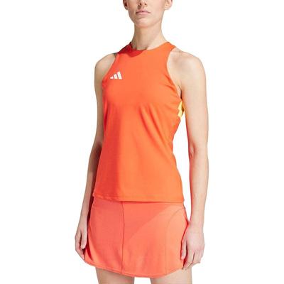 Débardeur de tennis Y Couleur unie Pull de tennis Coupe slim Gilet de sport Hauts pour femmes Rouge clair IZ0118