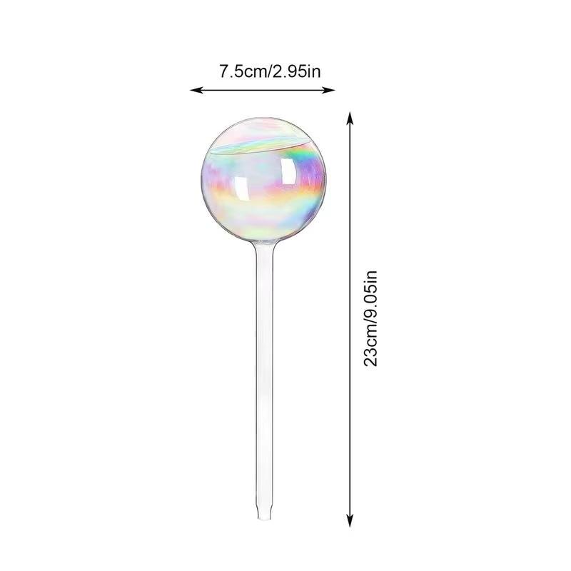 1/2 шт. Стеклянная соломинка Автоматическая поилка для растений Капельное орошение Устройство для полива садовых растений Самополивающиеся устройства