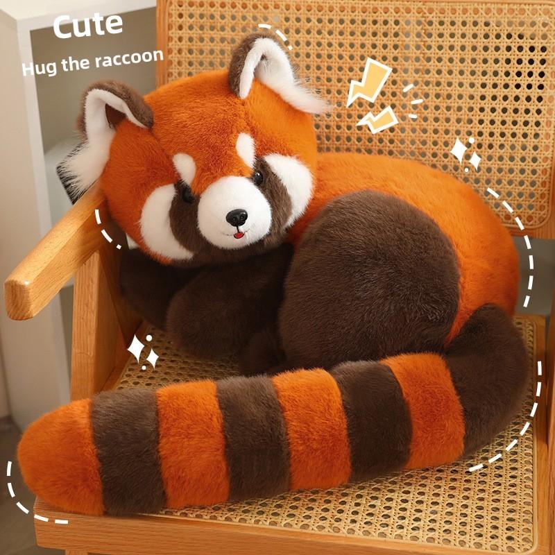 Juguete de Mapache de Peluche con Relleno Suave de Algodón PP para Niños y Coleccionistas