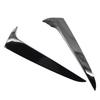 Glossy Black Rear Window Spoiler Side Wing Trim For BMW X3 F25 2011-2017