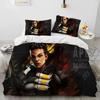 A-Apex Legends Game Gamer Cartoon Dekbed Beddengoed Set Dekbedovertrek Bed Set Dekbedovertrek Kussensloopking Queen Size Beddengoed Set