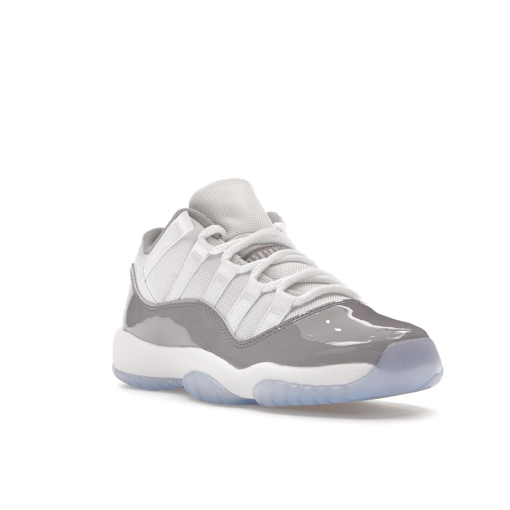 Air Jordan 11 Retro Low GS Cement Grey Kindersneakers Wit University-Blauw 528896-140
