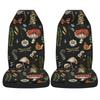Car Sweat and Non Slip 2 Mushroom Seat Covers Seat Covers Pet Clean Suitable for SUVs Sedans Trucks Seats Black