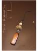 Sandalwood Gourd Pendant: High-End Rearview Mirror Amulet for Men and Women