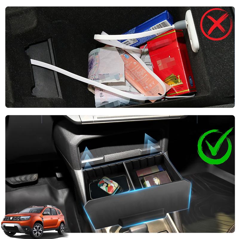 Car Storage Central Control Storage Box for Dacia Duster 3 2024 2025 2026 Container Auto Interior For Dacia Duster 3 Accessories