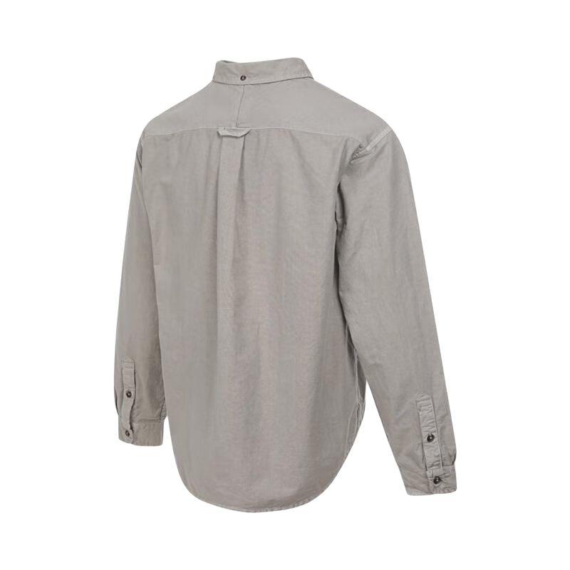 Nike SS25 As M NL Oxford Long Sleeve Button Down Shirt Men shirts Gray HJ7271-014