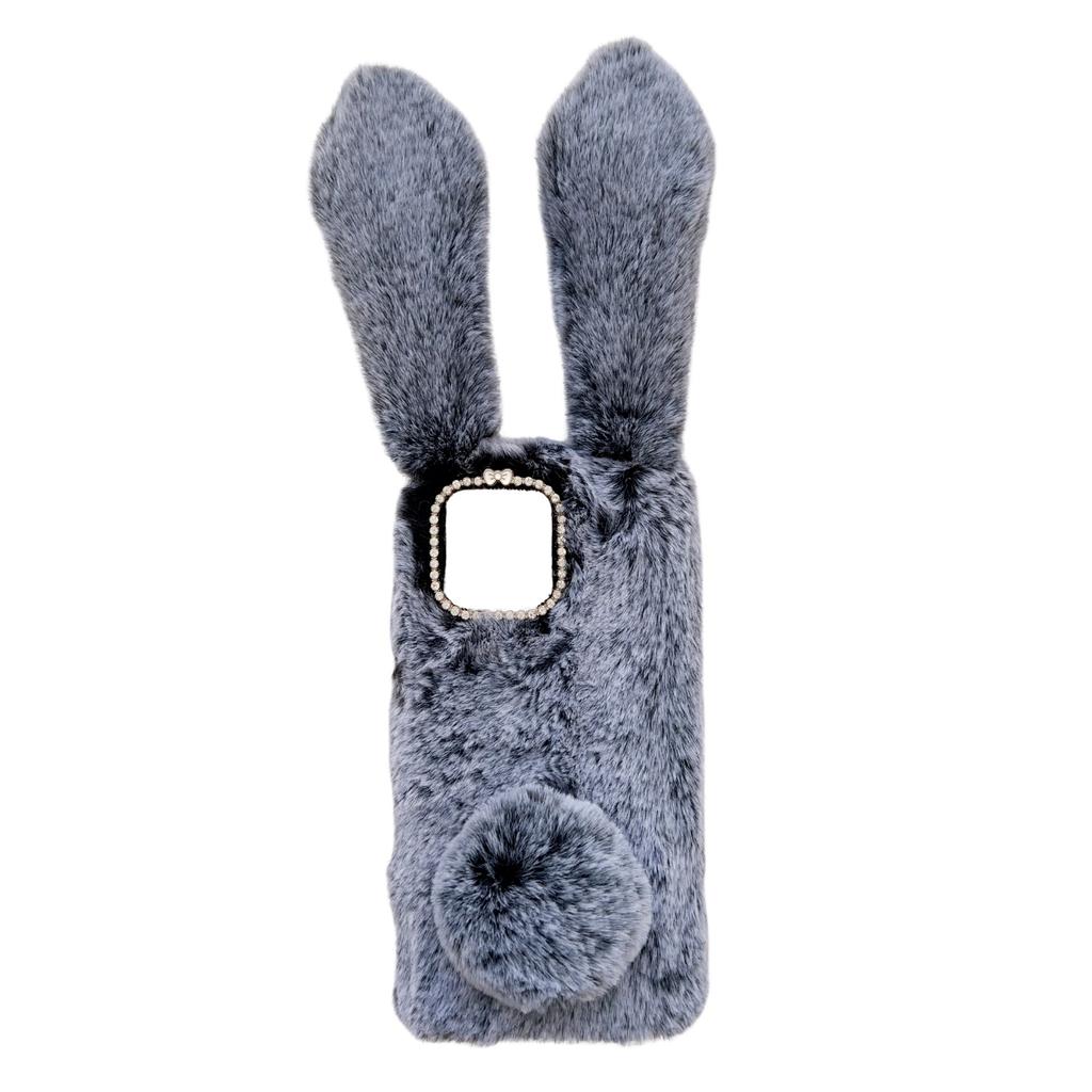 Winter Warm Plush Cute Rabbit Case For Xiaomi 15T 15T Pro 17 Pro Max Redmi 15C Note 15 Pro Plus 14 Poco F8 Pro F8 Ultra Cover