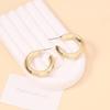 Fashionable and Classic Basic Geometric C-ring Stud Earrings, Hong Kong-style Retro, Simple and Versatile Earrings for Women