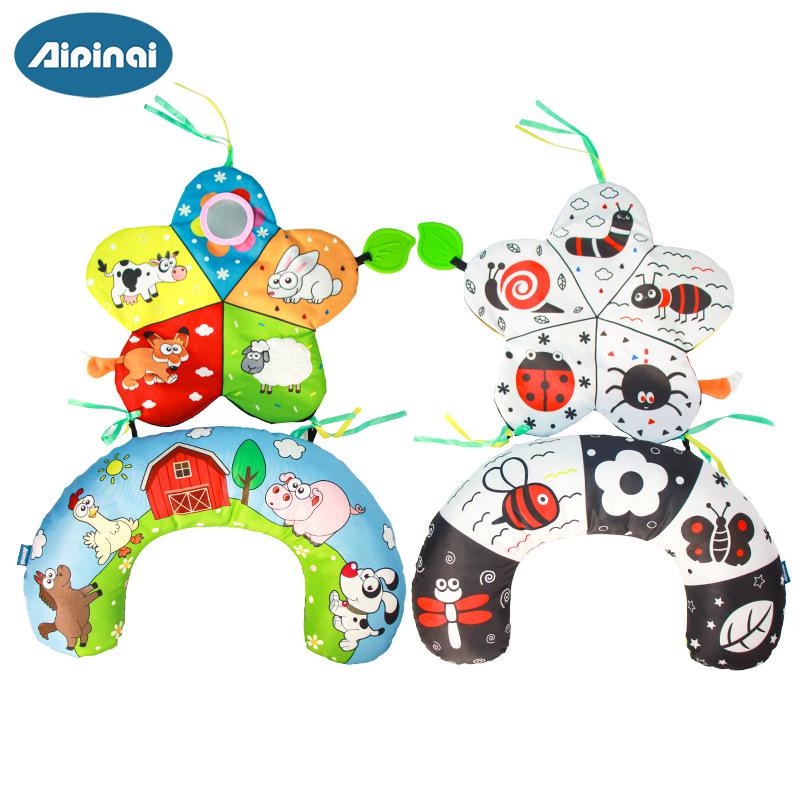 Aipinqi Baby Head-Up Tummy Time Training Pillow Toy